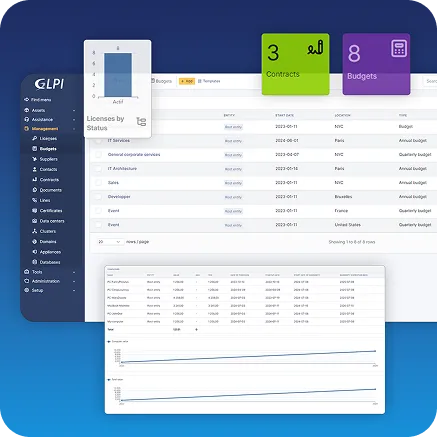 Gestão Financeira e Projetos Interface